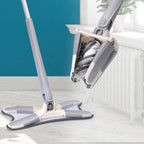 Rotating X Mop with microfiber cloth