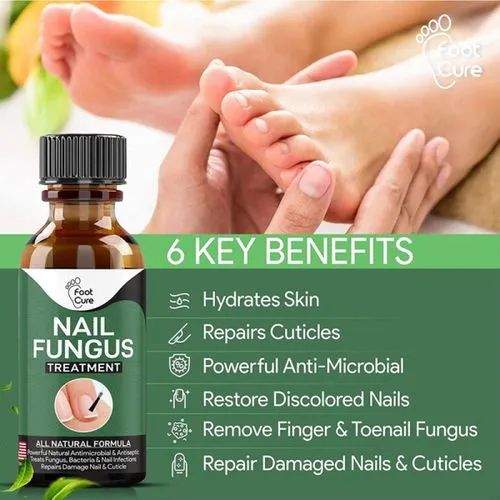 Fungal Nail Treatment, Repair Solution for Damaged and Discolored Nails