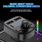 C1 Car MP3 Modulator Bluetooth FM Transmitter Type C Charging
