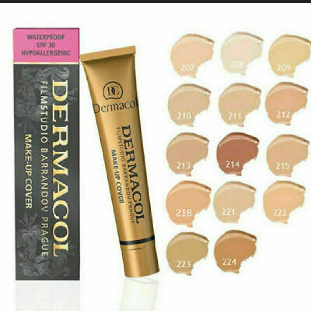Foundation, Dermacol Makeup Cover, Waterproof Liquid, Smooth Finish Coverage