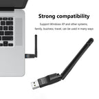 ALFA USB WiFi Adapter W114 with External Antenna for PC and Laptop