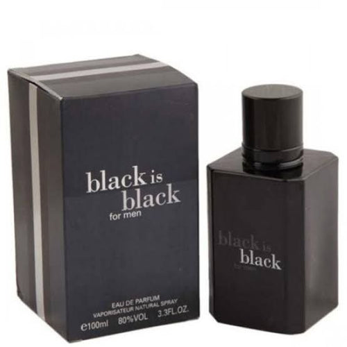 Black Is Black Perfume For Men | Best Quality Perfume For Men | Eau De Parfum - 100ml - 80% Vol - 3.3floz