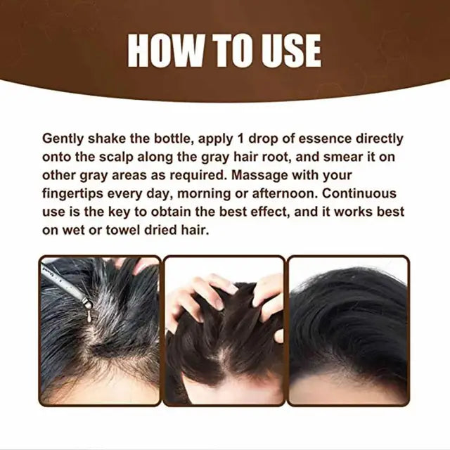 Drakkar Anti Grey Hair Spray Organic Ganoderma