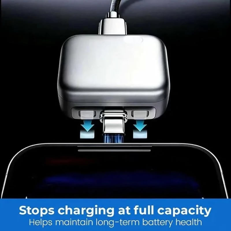 Automatic Charging Disconnector | Model LX-007 | Smart Auto Power Cut-Off Battery Protector | Type-C to Type-C Fast Charging Guardian