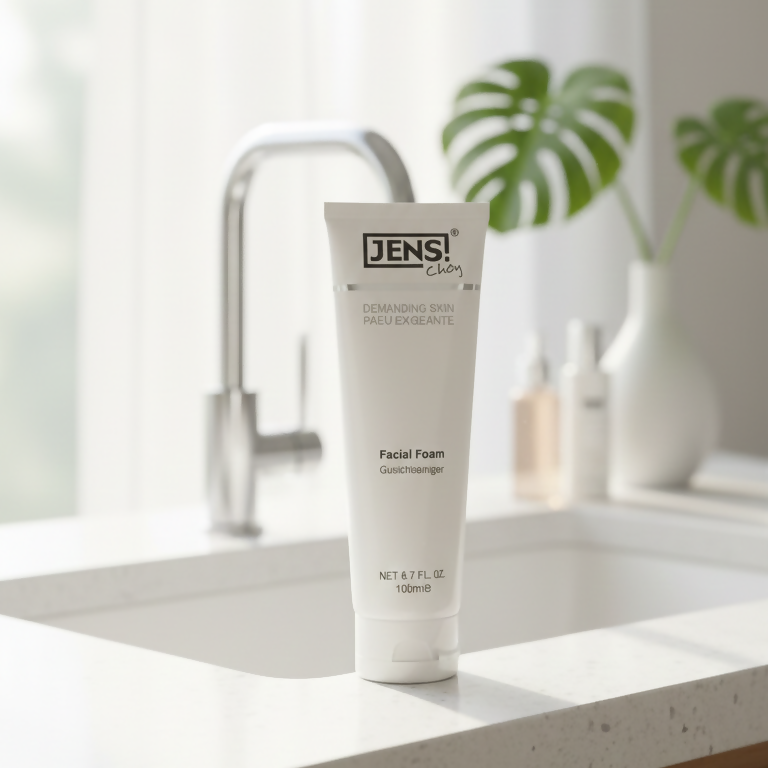 Jens Choy Demanding Skin Facial Foam Providing Gentle Cleansing With Nourishing Care And Refreshing Finish - 100ML