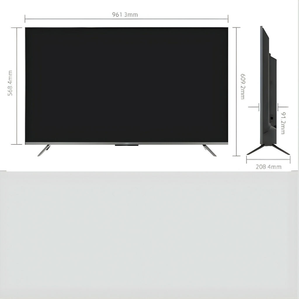 Vertex 43" Smart LED TV (Bezel-Less, Full HD, Android 14, Voice Remote)