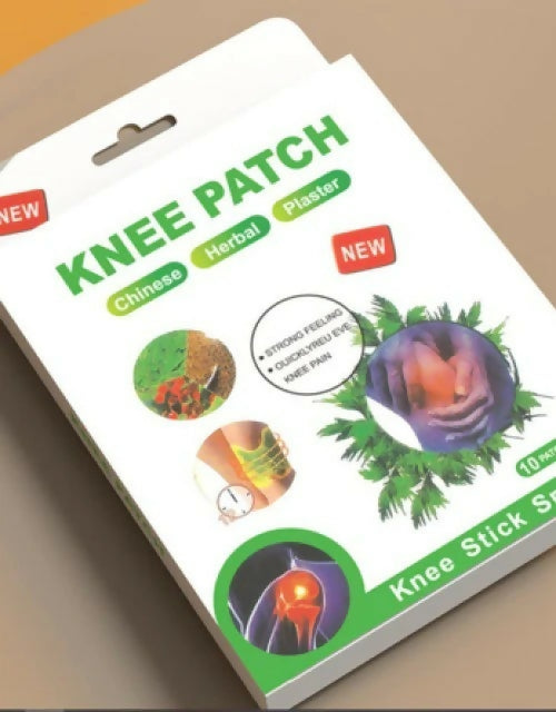 Herbal Knee Pain Relief Patch Heat Therapy For Joint And Muscle Comfort With Natural Ingredients (Pack of 10Pcs)