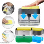 2-in-1 Soap Pump & Sponge Caddy Dispenser