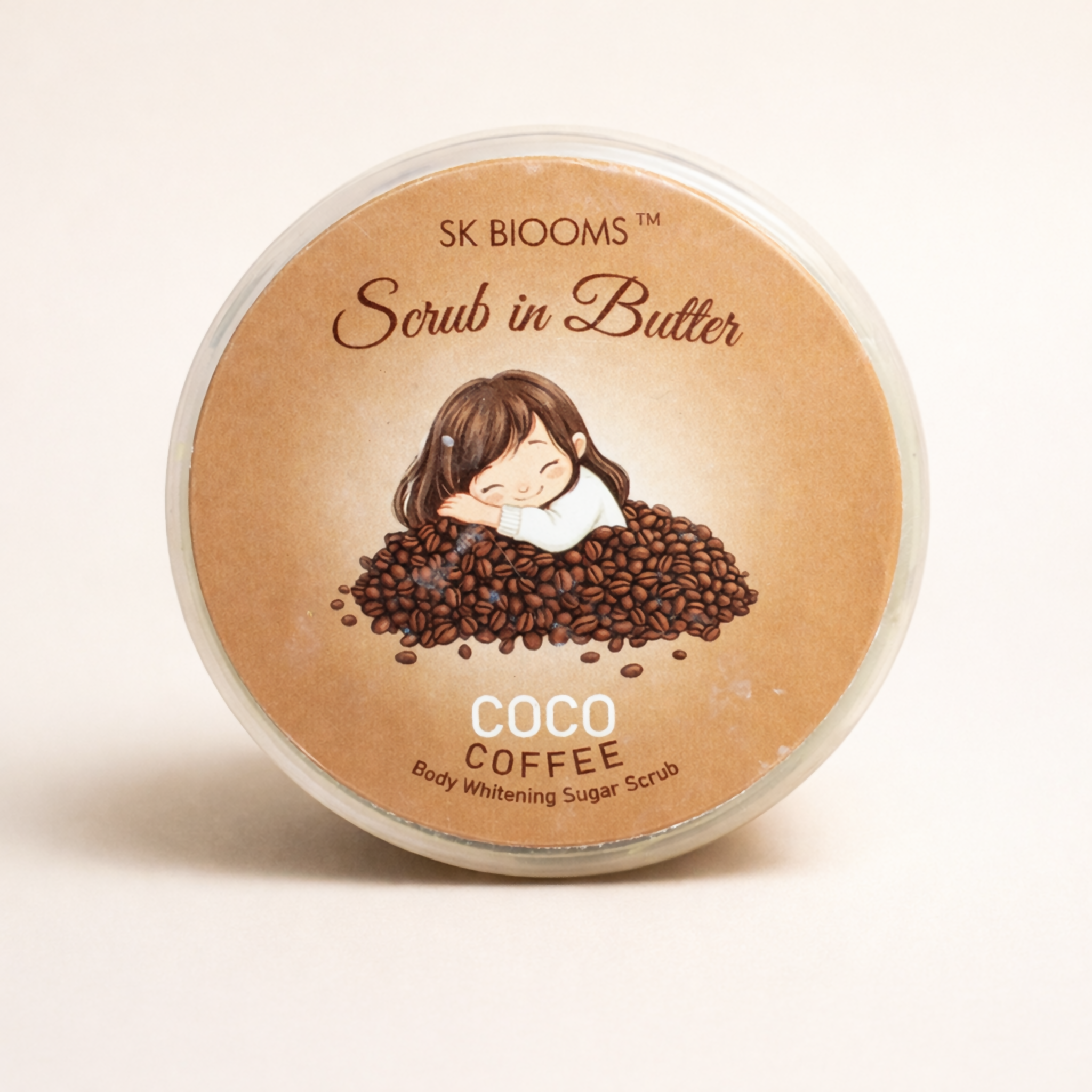 SK Blooms Coco Coffee Scrub in Butter