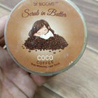 SK Blooms Coco Coffee Scrub in Butter | 2-in-1 Body Whitening Sugar Scrub | Natural Exfoliating & Moisturizing Skin Care