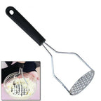 Stainless Steel Potato Masher – Manual Vegetable & Fruit Ricer Crusher Tool | Kitchen Cooking Gadget