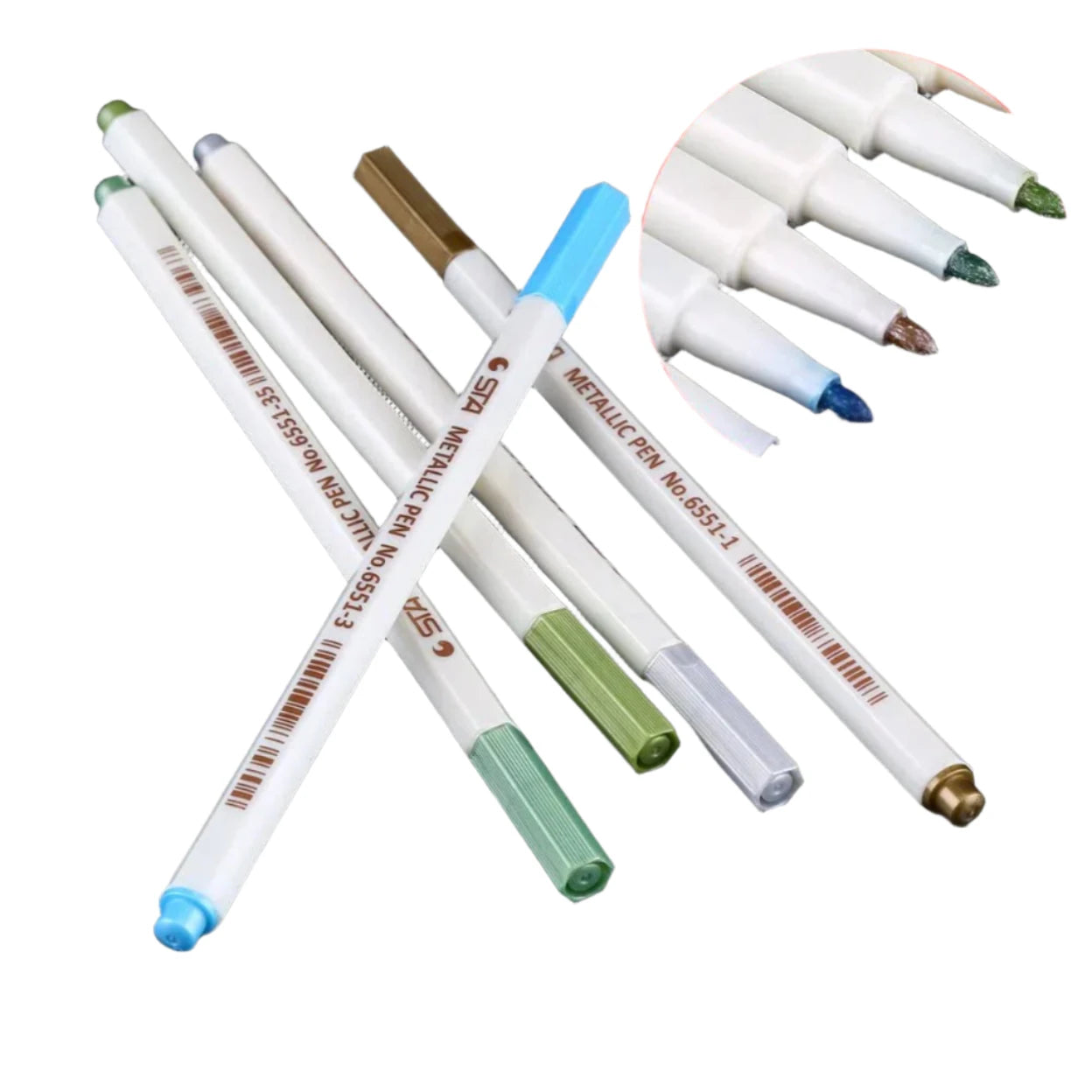 STA Metallic Color Pen Pack of 10