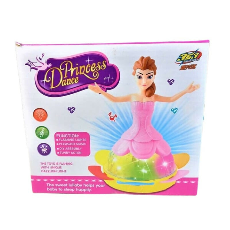 Princess Dancing Doll Toy with 3D Lights & Music