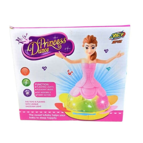 Princess Dancing Doll Toy with 3D Lights & Music
