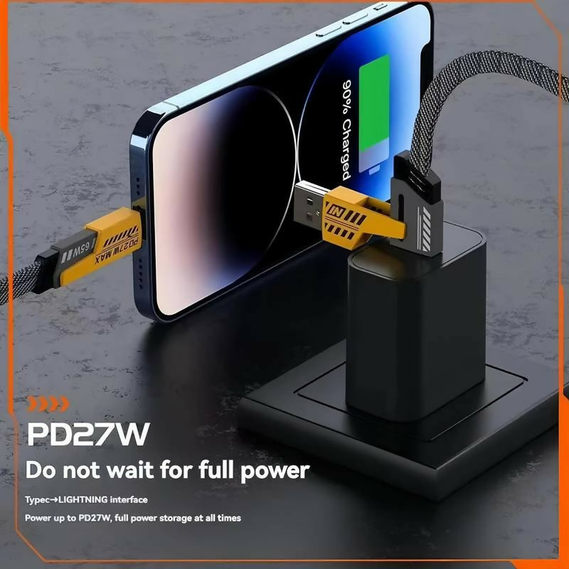 4-in-1 Multi USB Charging Cable – For IPhone and Type C