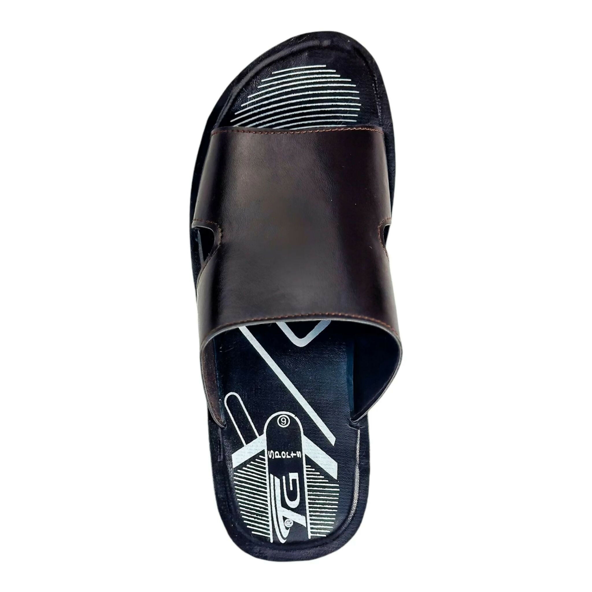 Open-Toe Slip-On Sandals
