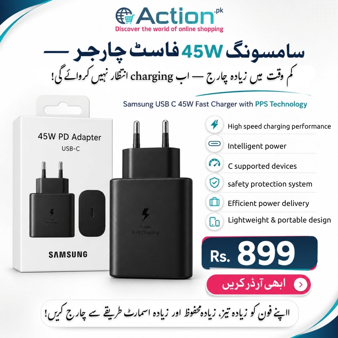 Samsung USB C 45W Fast Charger with PPS Technology