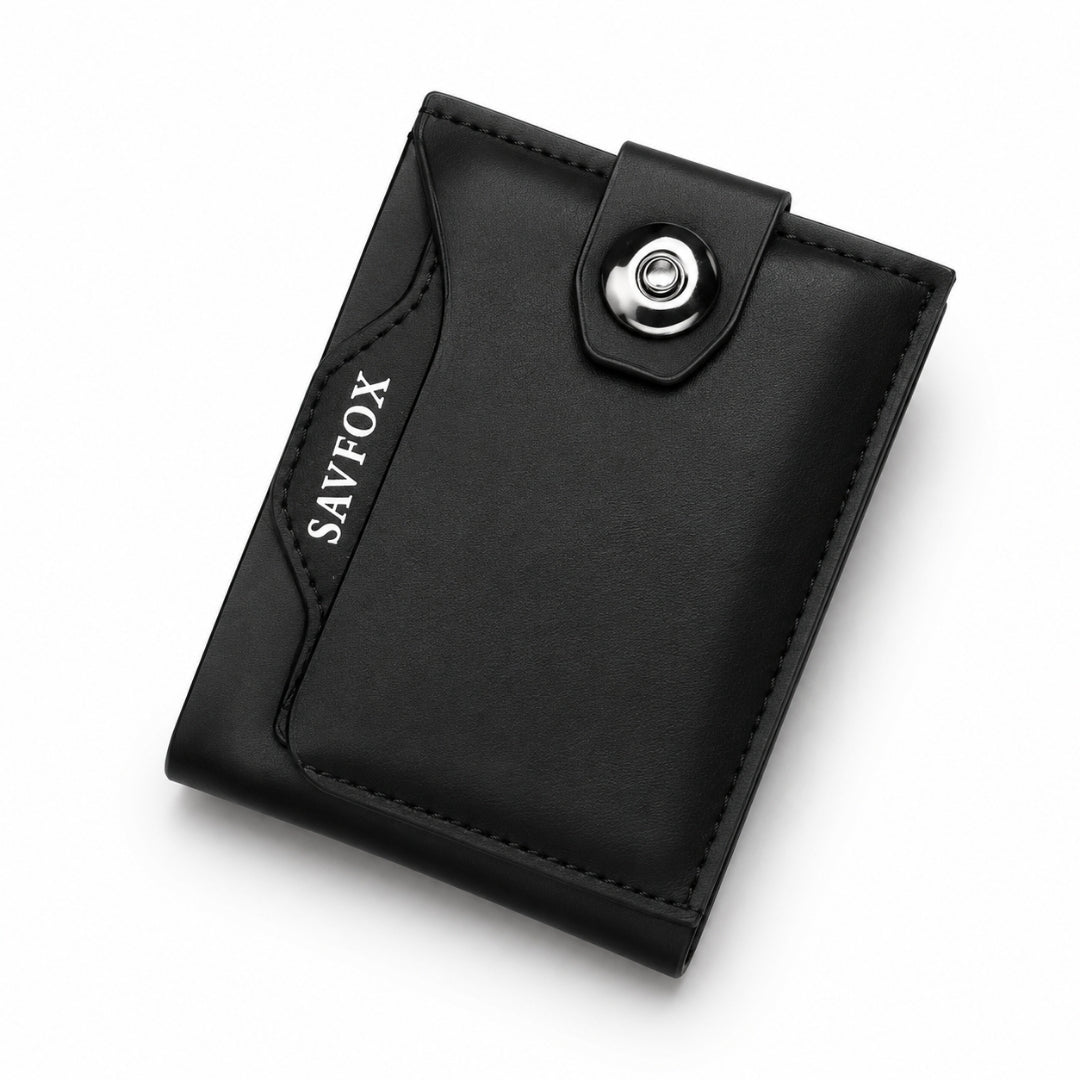 Savfox Slim PU Leather Card Holder Wallet for Men