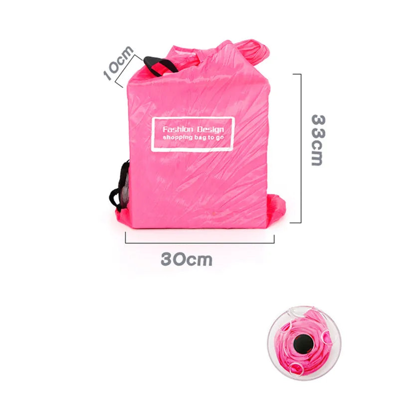 Bag, Foldable Roll Up Reusable Shopping, Eco Friendly Grocery