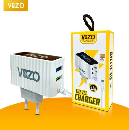 Charger, Fast Travel with Dual USB Ports and Micro USB Cable for Phone