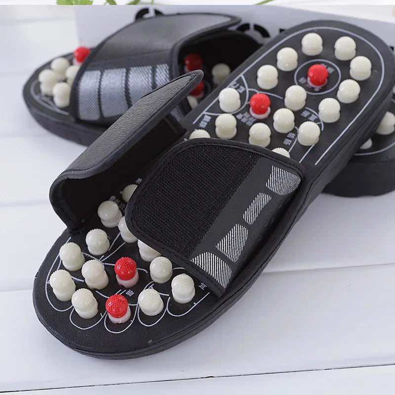Foot Massage Acupressure Slippers with Magnetic Beads for Relaxation
