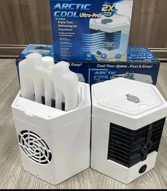Mini Air Cooler White Portable Quiet Cooling