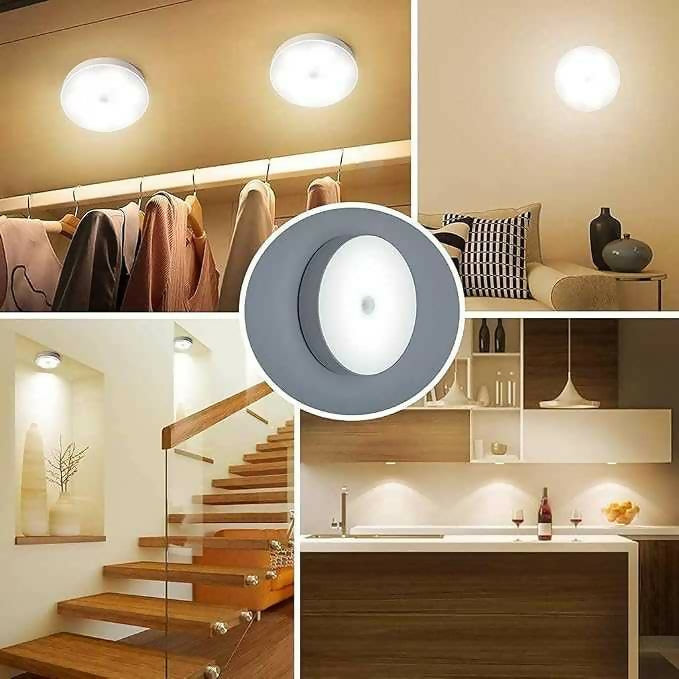 Motion Sensor Light for Home with USB Charging Wireless Self Adhesive LED Body