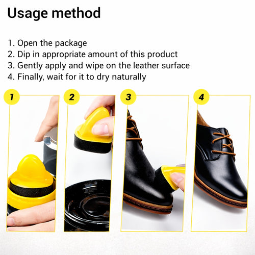 Shoe Polish, Leather Repair Cream, Restorer Quick Dry Leather Care