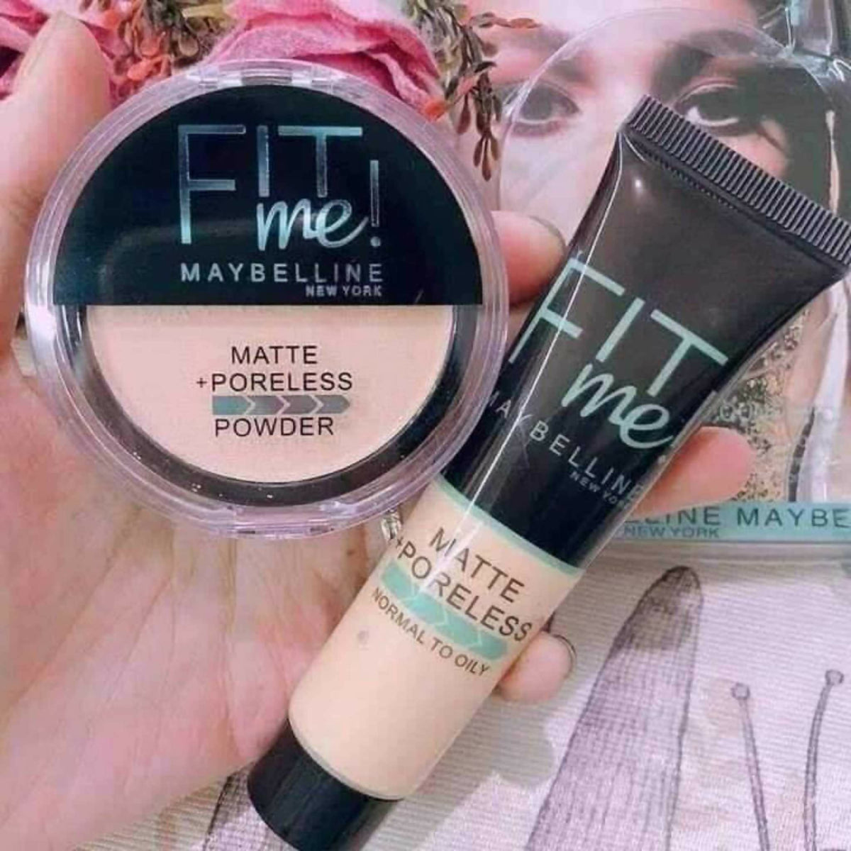 2-in-1 Makeup Deal – Liquid Foundation & Face Powder Combo | Ivory Shade