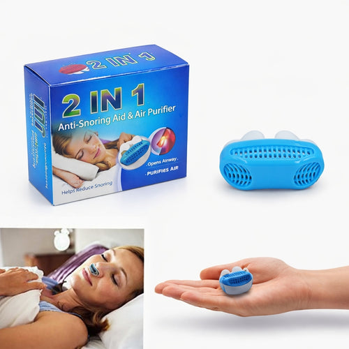Silicone Anti Snore Nose Clip Breathing Support Sleep Tool