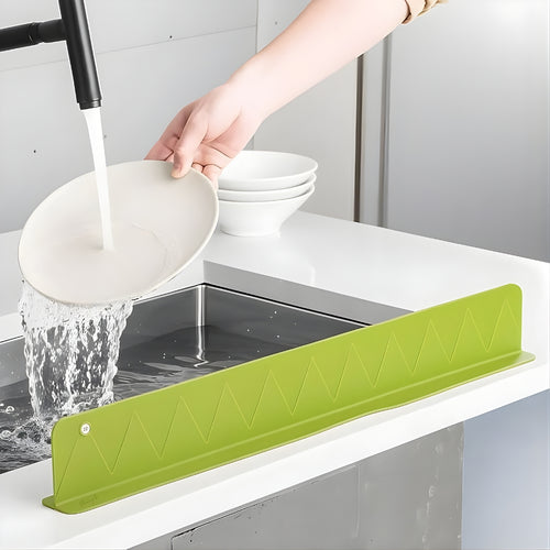 Silicone Sink Splash Guard, 14-Inch Suction Cup Kitchen Water Protector