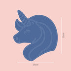 Silver Unicorn Wall Decor