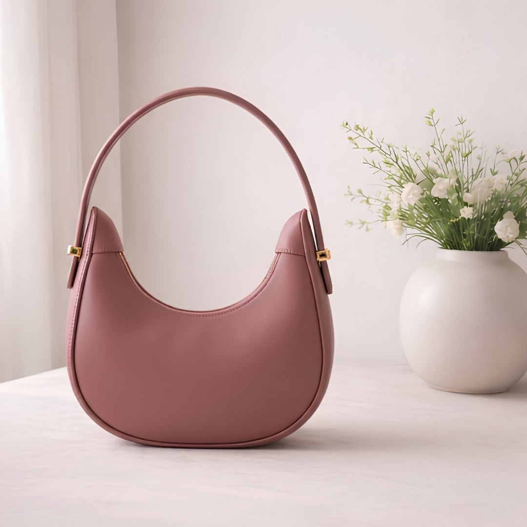 Sleek Half-Moon Shoulder Purse for Women