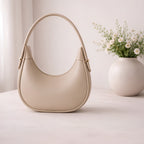 Sleek Half-Moon Shoulder Purse for Women