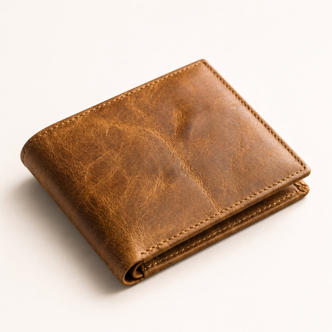Slim Leather Wallet for Men