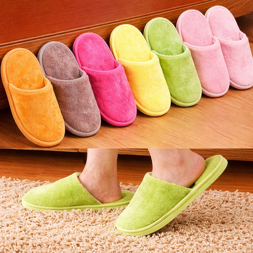 Slippers, Soft Plush Lightweight EVA Sole Comfortable Indoor Wear