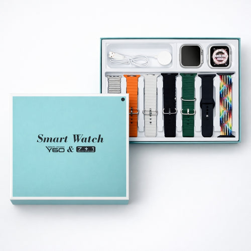 Smart Watch, Y60 ULTRA  7 IN 1, Health Tracker Compatible with Android iOS