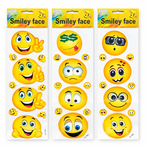 Smiley Emoji Stickers Pack Cute Decoration Stickers for Kids