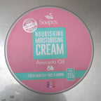 Soapex Moisturizing Cream with Avocado Oil, Hydrating Face and Hand Cream