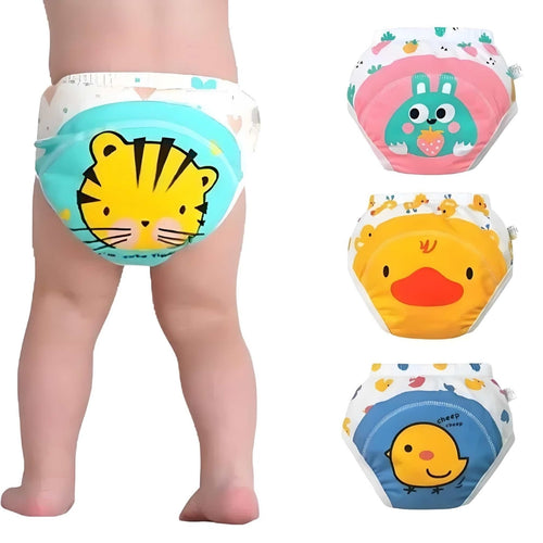 Soft Washable Baby Training Underwear for Kids