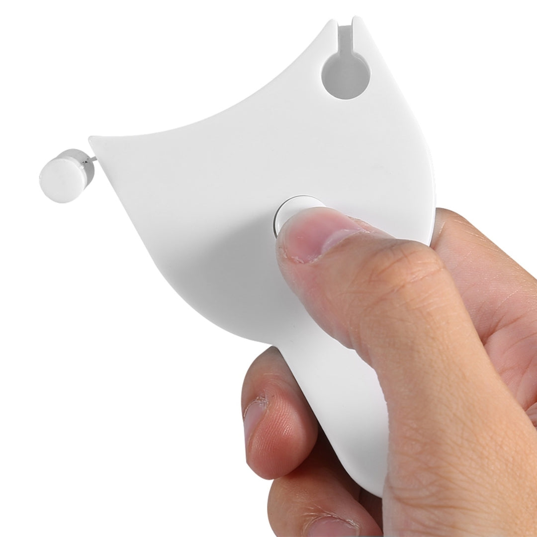 Flexible measuring tape wraps comfortably around different body areas for easy measurement.