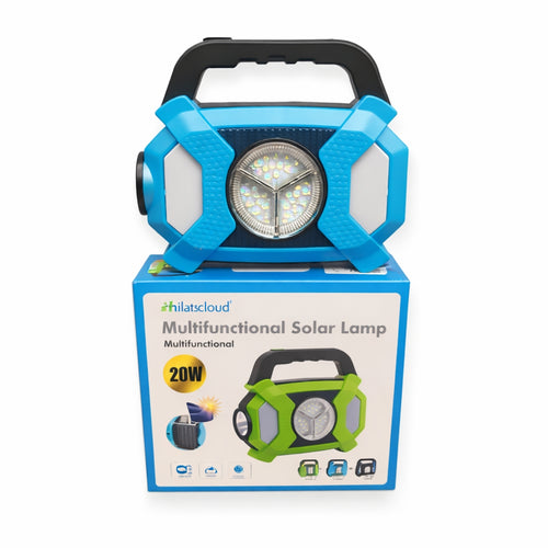 Solar Panel LED Light USB Charging Outdoor Camping Emergency Light