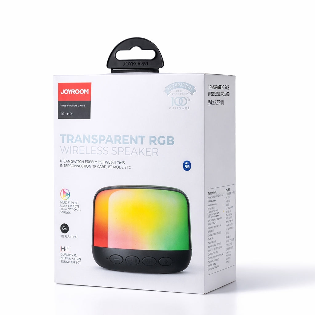 Speaker, JOYROOM JR ML03 RGB Bluetooth with HiFi Sound and LED Lights