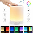 Speaker, Touch Lamp Bluetooth with LED Color Light