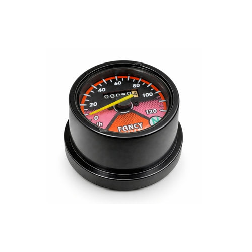 Speedometer, Universal Round, Gauge for Motorcycle Cafe Racer Style