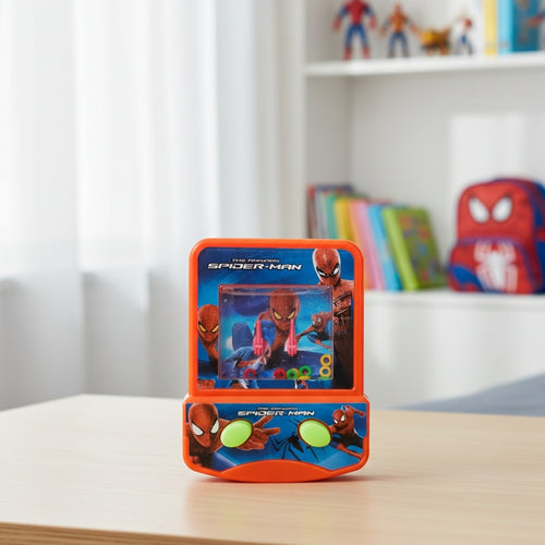 Spiderman Handheld Ring Toss Water Game Toy for Kids