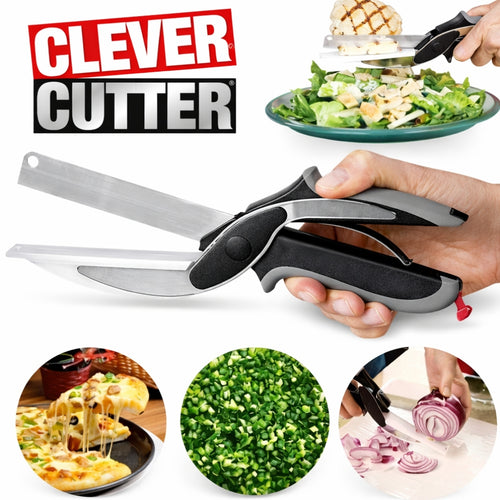 Stainless Steel Food Cutter Scissors Vegetable Tool