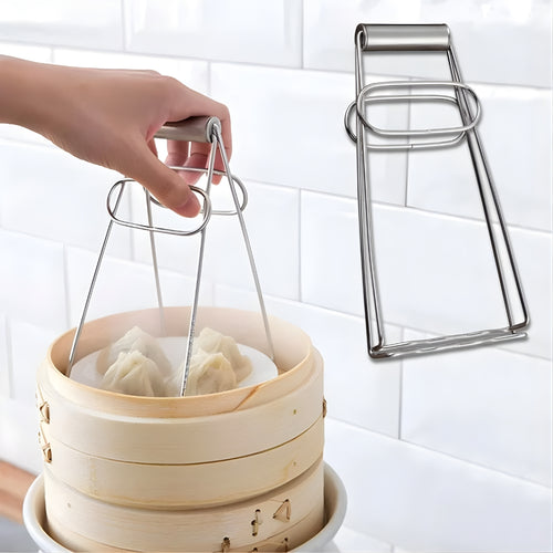 Stainless Steel Hot Bowl Clip – Heat-Resistant Anti-Scald Lifter