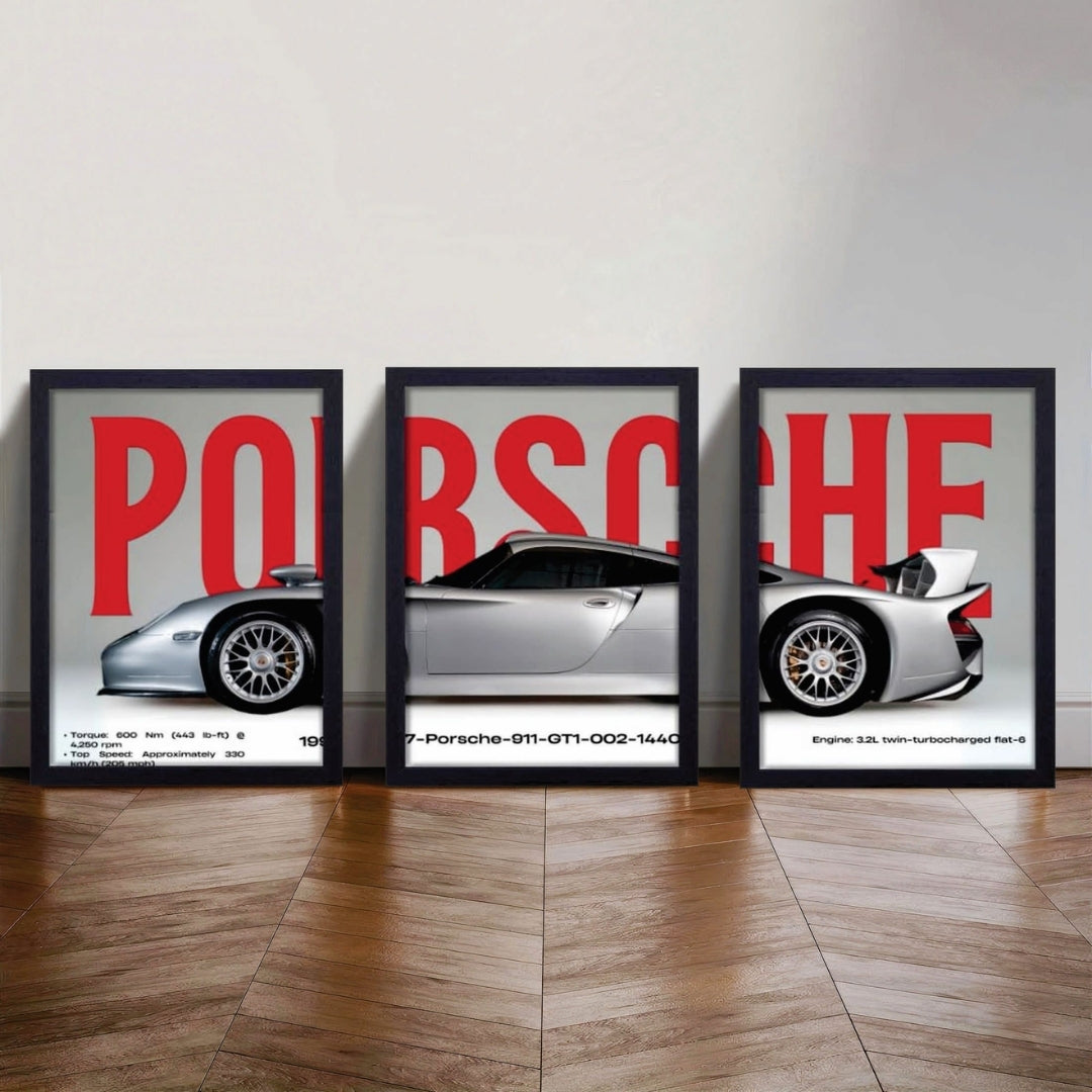 Sticky wall art frames