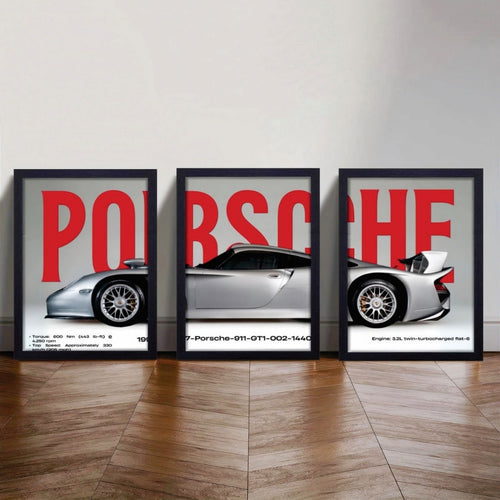 Sticky wall art frames